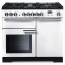 PROFESSIONAL DELUXE 100cm Dual Fual Cooker, White