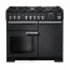 PROFESSIONAL DELUXE 100cm Dual Fuel Cooker, Charcoal Bk