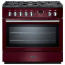 PROFESSIONAL PLUS FX 90cm Dual Fuel Cooker, Cranberry