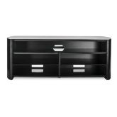 Alphason FW1350SBBLK Audio Visual Stand For TVs Up To 60", Black Finish