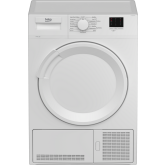 Beko DTLCE80041W B Rated 8kg Condenser Tumble Dryer White