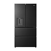 Haier HFR59F18CWMB French Door Style Fridge Freezer - Black