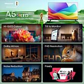 Hisense 50A5STUK 50" Hi-QLED Full HD Smart TV - Black