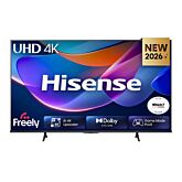 Hisense 65A6STUK 65" 4K Ultra HD Ai Smart TV - Black