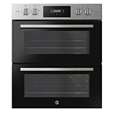 Hoover HO7DC3B308IN 59.5cm Built Under Double Oven Black