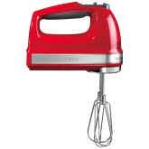 KitchenAid 5KHM9212BER 9 Speed Hand Mixer, Empire Red