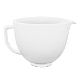 KitchenAid 5KSM2CB5LW Ceramic Mixing Bowl 4.7L - White Chocolate