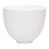 KitchenAid 5KSM2CB5TWM 4.8 L Mermaid Lace White Ceramic Bowl Optional
