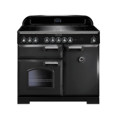 Rangemaster CDL100EICB/C CLASSIC DELUXE 100cm Induction Cooker, Charcoal Black