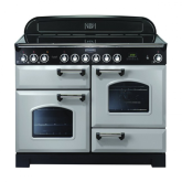Rangemaster CDL110ECRP/C CLASSIC DELUXE 110cm Ceramic Range Cooker, Royal Pearl