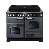 Rangemaster CDL110EISL/C (123410) CLASSIC DELUXE 110cm Induction Range Cooker, Slate/C