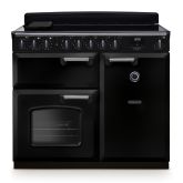 Rangemaster CLDL100EIPGBL/CM1 Classic Deluxe 100cm Induction Black/Chrome