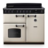 Rangemaster CLDL100EIPPCR/CM1 Classic Deluxe 100cm Induction Pale Cream/Chrome