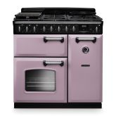 Rangemaster CLDL90DFPHTH/CM1 Classic Deluxe 90cm Dual Fuel Heather/Chrome