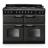 Rangemaster CLDLB110DFPSLT/CM1 Classic Deluxe 110cm BC Dual Fuel Slate/Chrome