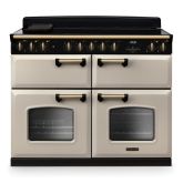 Rangemaster CLDLB110EIPPCR/AB1 Classic Deluxe 110cm BC Induction Pale Cream/Antique Brass