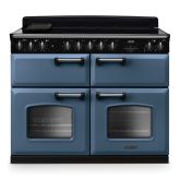 Rangemaster CLDLB110EIPSTB/CM1 Classic Deluxe 110cm BC Induction Stone Blue/Chrome