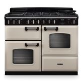 Rangemaster CLDLO110DFPPCR/CM1 Classic Deluxe 110cm OC Dual Fuel Pale Cream/Chrome
