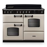 Rangemaster CLDLO110EIPPCR/CM1 Classic Deluxe 110cm OC Induction Pale Cream/Chrome