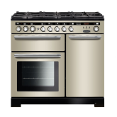 Rangemaster EDL100DFFIV/C (117240) Encore Deluxe 100cm DF Range Cooker, Ivory/Chrome