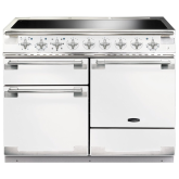 Rangemaster ELS110EIWH Elise 110cm Induction Range Cooker, White/Chrome