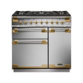 Rangemaster ELS90DFFSS/AB ELISE 90cm Dual Fuel Range Cooker, Stainless Steel