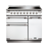 Rangemaster ELS90EIWH (107940) Elise 90 Induction Range Cooker 107940, WH