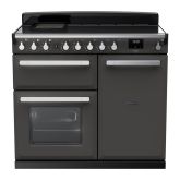 Rangemaster ESDL100EIPSLT/CM1 Estel Deluxe 100cm Induction Range Cooker, Slate/Chrome