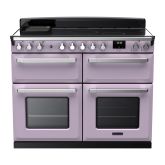 Rangemaster ESDLB110EIPHTH/CM1 Estel Deluxe 110cm BC Induction Range Cooker, Heather/Chrome