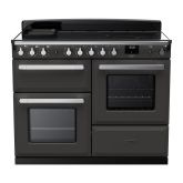 Rangemaster ESDLO110EIPSLT/CM1 Estel Deluxe 110cm Induction Range Cooker, Slate/Chrome