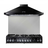 Rangemaster LEISP110SS/ 110cm Universal Splashback in Stainless Steel