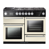 Rangemaster NEX110SODFFIVC (119800) Nexus Steam 110cm Dual Fuel Range Cooker Ivory/Chrome