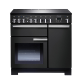 Rangemaster PDL90EICB/C PROFESSIONAL DELUXE 90cm Induction Cooker, Charcoal Bk