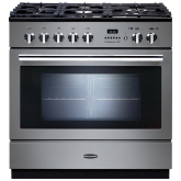 Rangemaster PROP90FXPDFFSS/C PROFESSIONAL PLUS FXP 90cm Dual Fuel Cooker, S/Steel