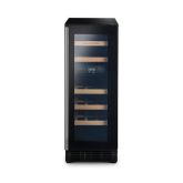 Rangemaster RWC3018BL/ 30cm 18 Bottle Wine Cabinet, Black