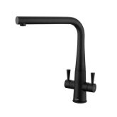 Rangemaster TCO1MB/ Conical Dual Lever Monobloc Tap, Matt Black Finish