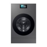 Samsung WD18DB8995BZT1 Series 9 Bespoke Ai All-In-One Washer Dryer, Large Capacity 18Kg/11Kg, Dark Silver
