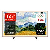 TCL 65A400 PRO-UK 65" 4K Ultra HD Qd-Mini Led Ai Art TV - Black