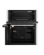 Beko EDC634W 60cm Double Oven Electric Cooker, 4 Ceramic Hob, White