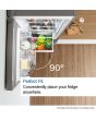 Bosch KGN392LAGG 60cm 60/40 Total No Frost Fridge Freezer - Stainless Steel Look