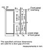 Bosch KIN86NSE0G 54.1cm 60/40 Integrated Frost Free Fridge Freezer