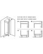 Bosch KIN86NSE0G 54.1cm 60/40 Integrated Frost Free Fridge Freezer