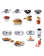 Bosch MCM3501MGB 800W MultiTalent 3 Food processor, Brushed stainless