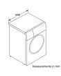 Bosch WAN28258GB 8kg 1400 Spin Washing Machine - White