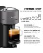 Delonghi ENV120.GY Nespresso Vertuo Next Capsule Coffee Machine, Grey