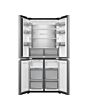 Haier HCR58S18DNMM 60/40 Fridge Freezer - Inox