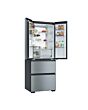 Haier HFKR5718DNMM 60/40 Total No Frost Multi-door Fridge Freezer - Inox