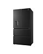 Haier HFR59F18CWMB French Door Style Fridge Freezer - Black