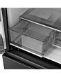 Haier HFR59F18CWMB French Door Style Fridge Freezer - Black