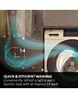 Haier HW100BP14357GUU K 10Kg 1400 Spin Washing Machine - Graphite